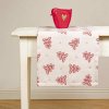 Christmas Table Runner - Julgran red