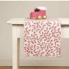 Christmas Table Runner - Mistleteo red