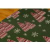 Christmas placemats 2pcs - Candlelight green
