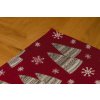 Christmas placemats 2pcs - Candlelight red