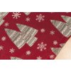 Christmas placemats 2pcs - Candlelight red