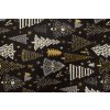 Christmas Table Runner - Celebration Black