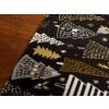 Christmas Table Runner - Celebration Black