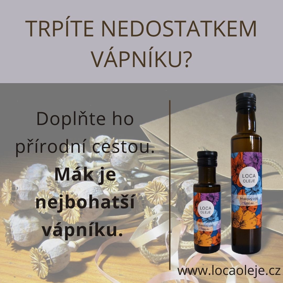 Mák zdroj vápníku