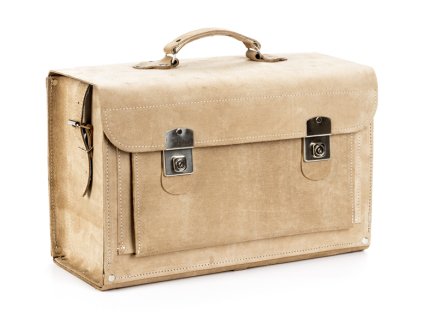 202BK - Profesionální brašna  202 z broušené kůže