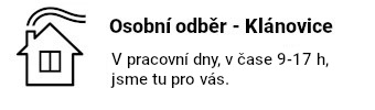 Osobní odběr - Praha, Klánovice