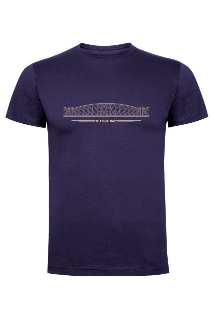 most triko panske tmave modra