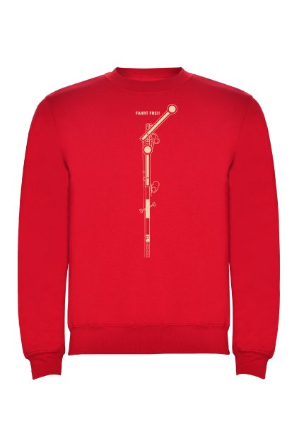 navestidlo nem detska mikina cervena