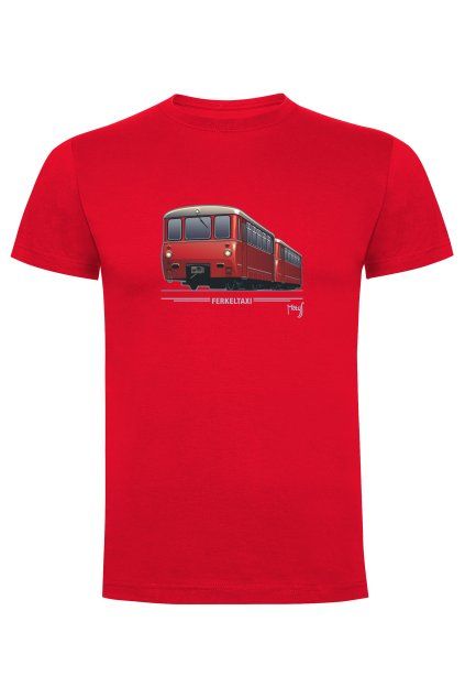 5 ferkeltaxi detske triko cervene