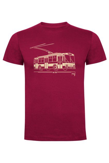 14TR triko panske bordo
