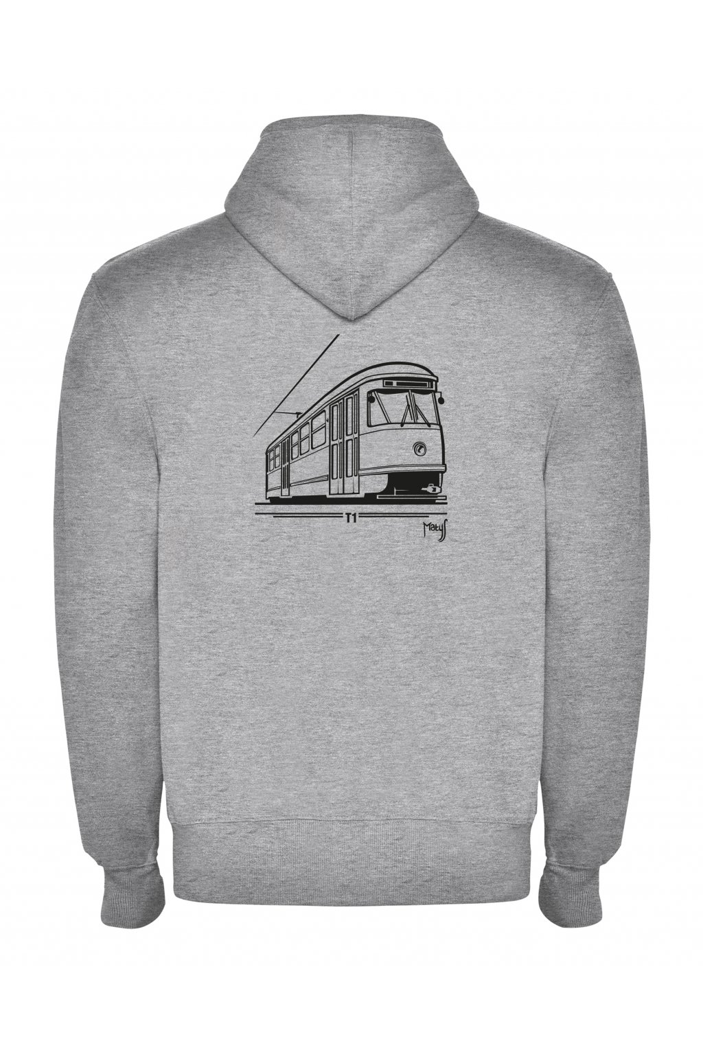 Men's zip hoodie T1 tram