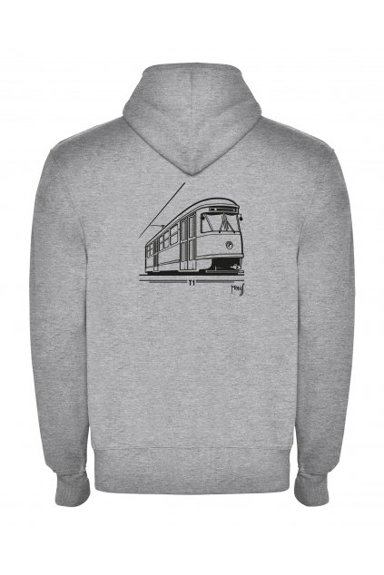 Men's zip hoodie T1 tram