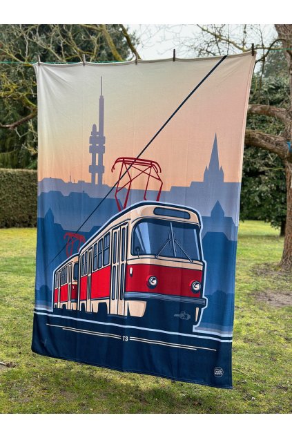 Fleece blanket T3 tram