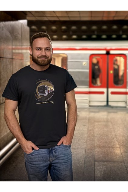 panske tricko antracit metro