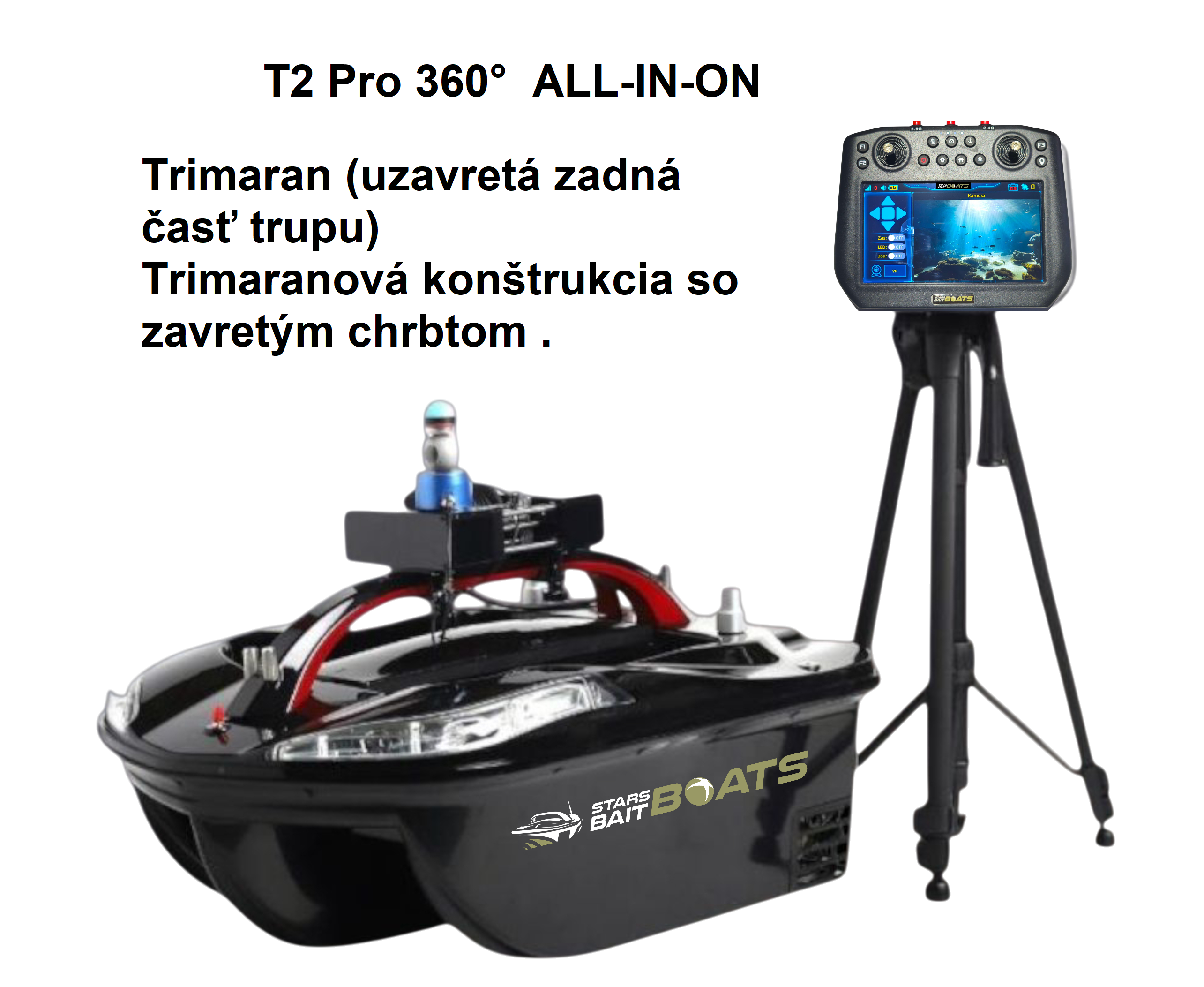 Stars Bat Boats T2 Pro, ALL-IN-ONE