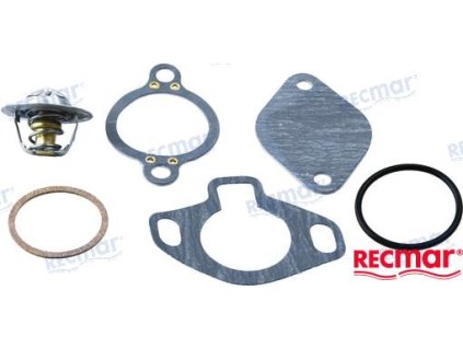Kit termostatu 140° s těsněními OEM 807252Q4 pro motory GM V6 a V8