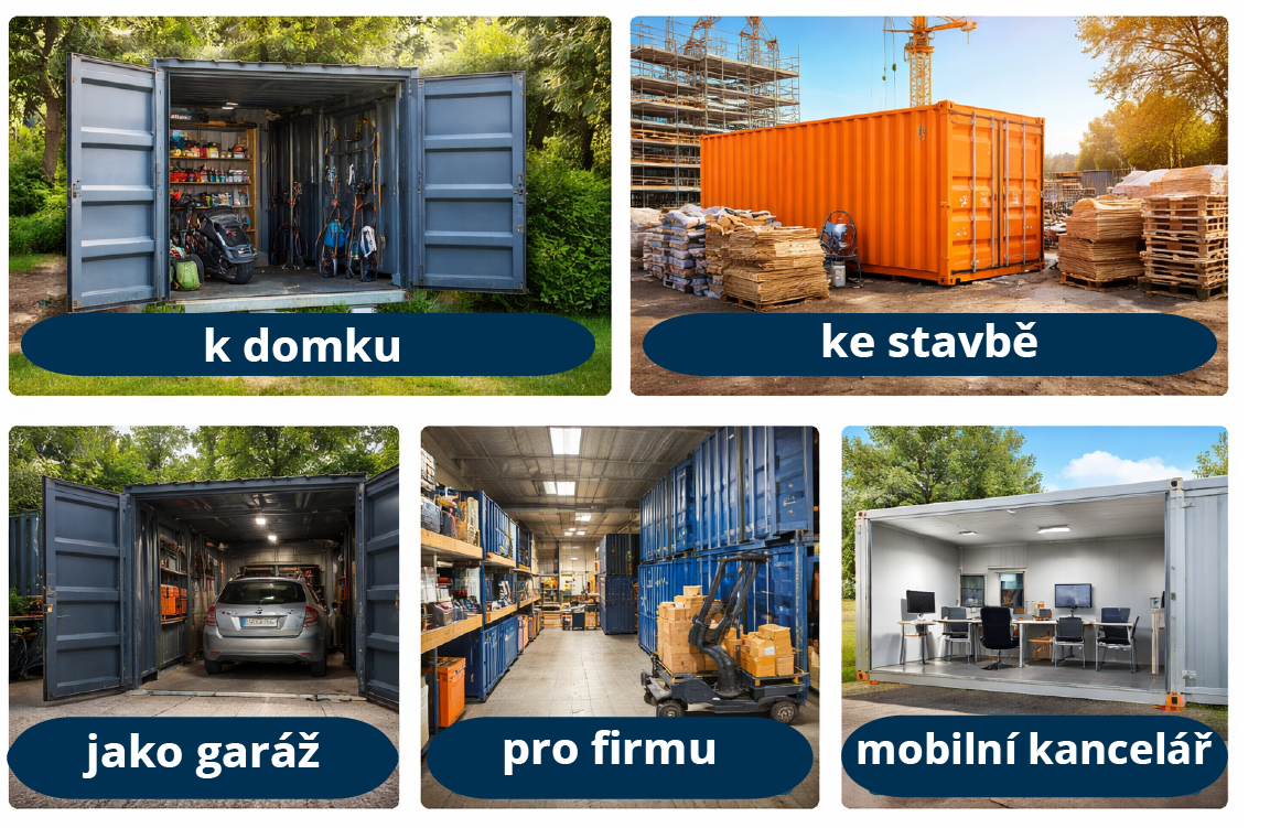 Na co se používají lodní kontejnery?