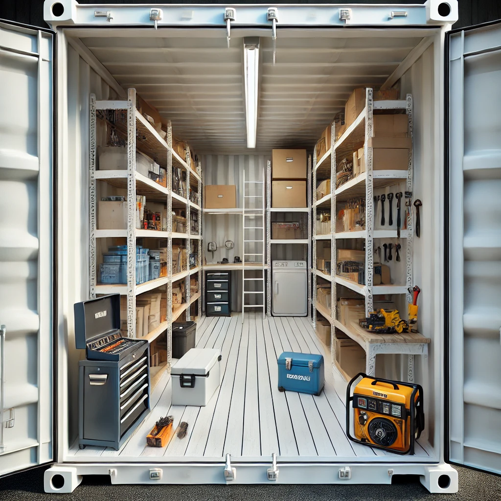 Výhody skladování v lodních kontejnerech