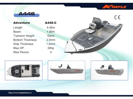 kimple-adventure-446c-console-grey-black