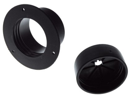 Průchodka a koncovka pro systém ochrany kabelů černá