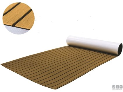 Protiskluzová podlaha EVA Classic Teak 200x100 cm