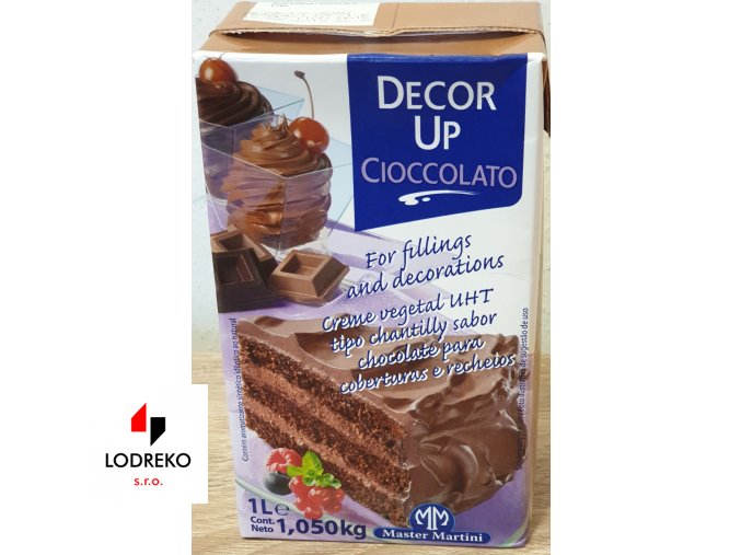 Decor Up Cioccolato pařížská - čokoládový rostlinný krém (1 l)
