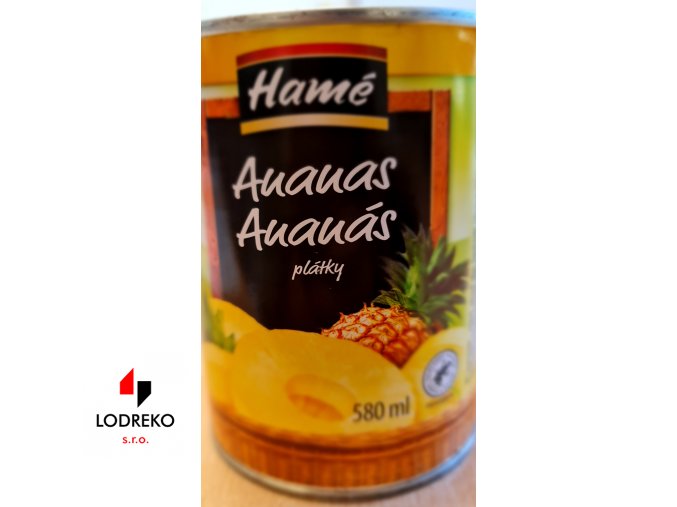 Ananas plátky (580 g)