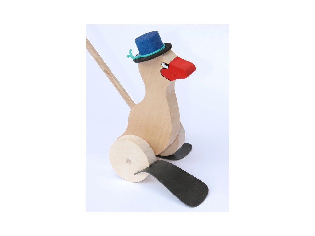 Kachna na tyči s kloboukem - plácačka