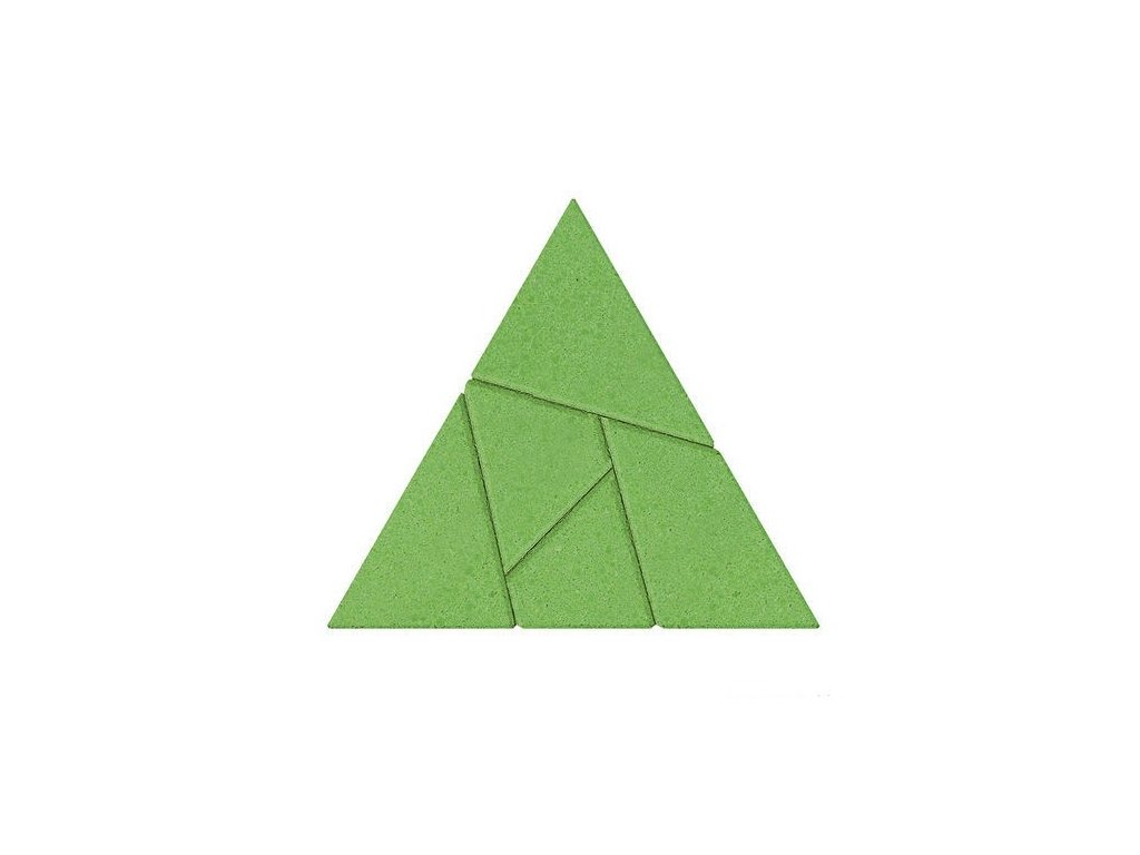 Kamenné puzzle - trojúhelník