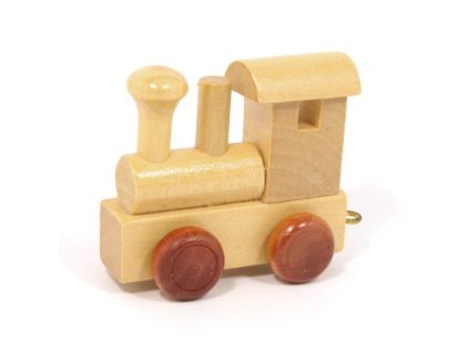 Lokomotiva - vlak s písmenky