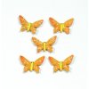 Motýl oranžový - keramický, 5ks