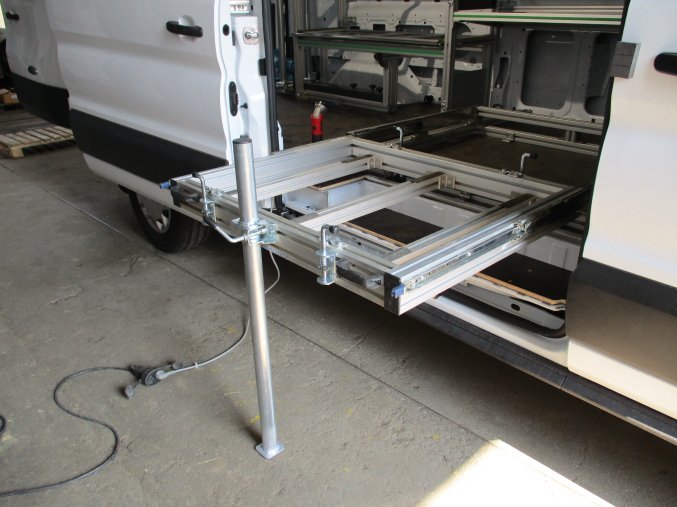 výsuv pro těžké elektrocentrály