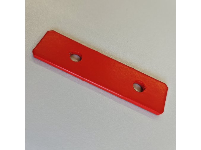 Dorazový plech RED 20x75