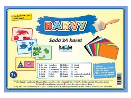 Barvy - Sada 24 karet, Petr Kupka