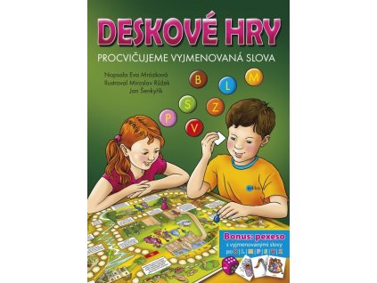 Deskové hry. Procvičujeme vyjmenovaná slova - B, L, M, P, S, V, Z