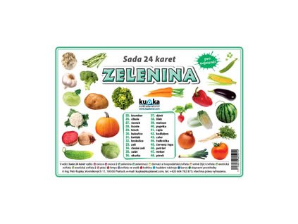 Zelenina - Sada 24 karet, Petr Kupka