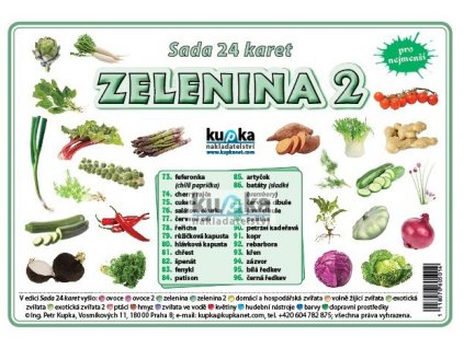 Zelenina 2 - Sada 24 karet, Petr Kupka