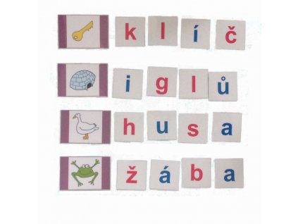 Montessori - Skládání slov 2