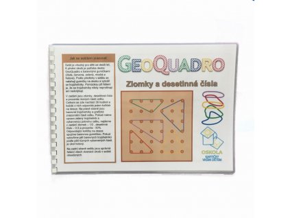 Zlomky a desetinná čísla - předloha GeoQuadro