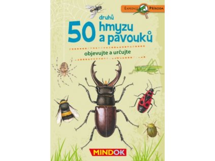 50 druhu hmyzu a pavouku