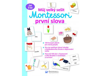 Muj velky sesit Montessori Prvni slova