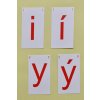 Kartičky s i,í,y,ý - Určeno pro 2., 3., 4. a 5. třídu ZŠ a pro žáky s SPU