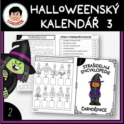 12964 halloweensky kalendar 3 carodejnice