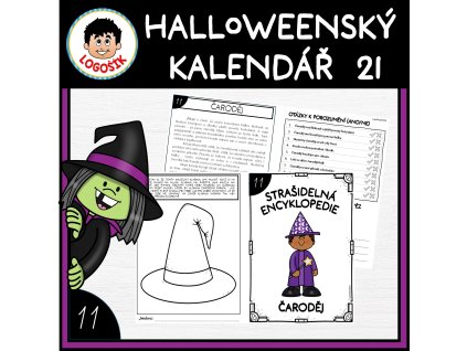 HALLOWEENSKÝ KALENDÁŘ 21 - ČARODĚJ