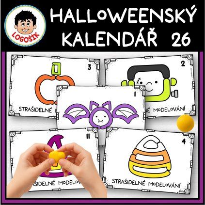13075 halloweensky kalendar 26 modelovani