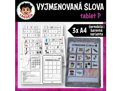 TABLET VYJMENOVANÁ p