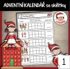 ADVENTNÍ KALENDÁŘ SE SKŘÍTKY