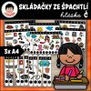 SKLÁDAČKY ZE ŠPACHTLÍ - hláska Č - tištěné
