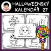 HALLOWEENSKÝ KALENDÁŘ 27 - PODLE ČÍSEL