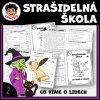 STRAŠIDELNÁ ŠKOLA - CO VÍME O LIDECH  díl 2 z 31 · příběh + 6 úkolů · školní i předškolní verze · metodika · knížečka A5 · 5–9 let